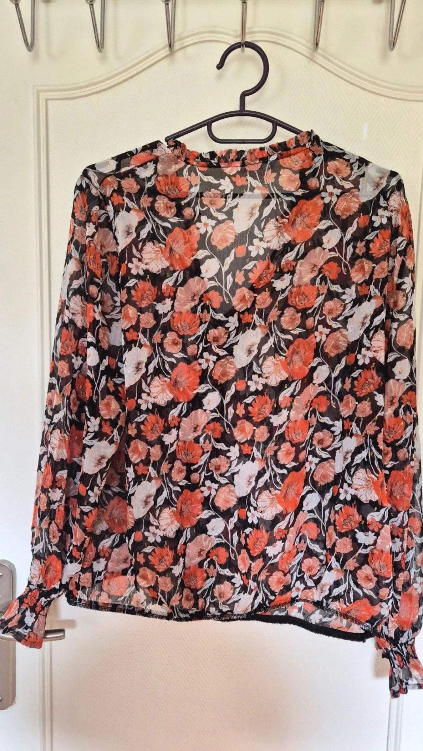 Blusa feminina de musselina Camaïeu tamanho 46 – photo 2